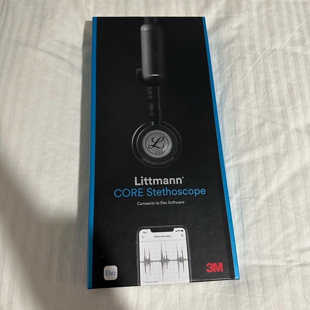 Brand new 3m LITTMANN core stethoscope digital connects to eko software